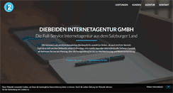 Desktop Screenshot of diebeiden.at